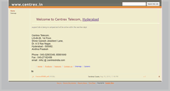 Desktop Screenshot of centrex.in